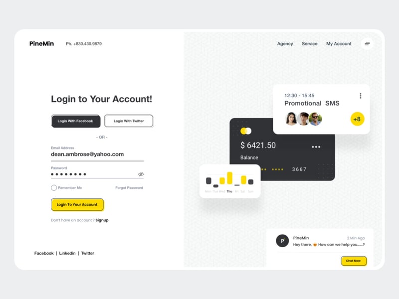 Login UI by DStudio™