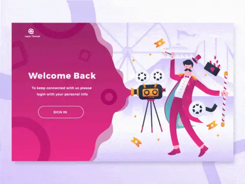 Login Page Illustration Exploration by Aliffajar