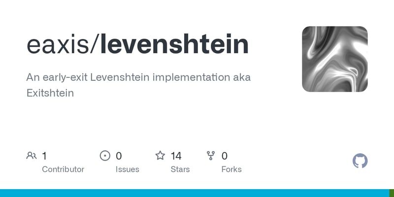 An early-exit Levenshtein implementation