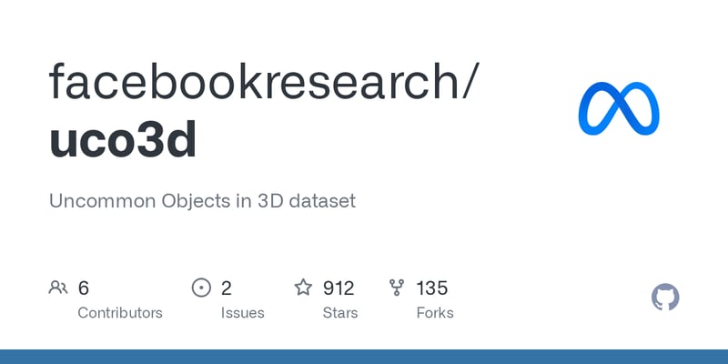 Facebook Uncommon Objects in 3D Dataset