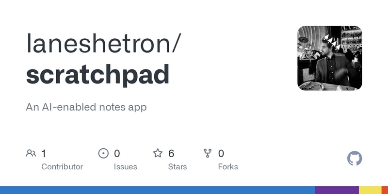 Scratchpad – open-source AI notes app