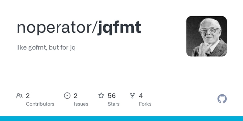 jqfmt – like gofmt, but for jq