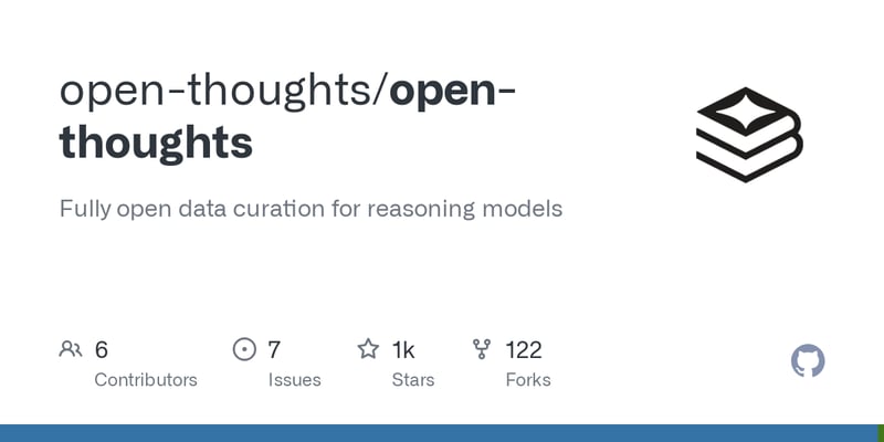 Open Thoughts: open data curation for reasoning models