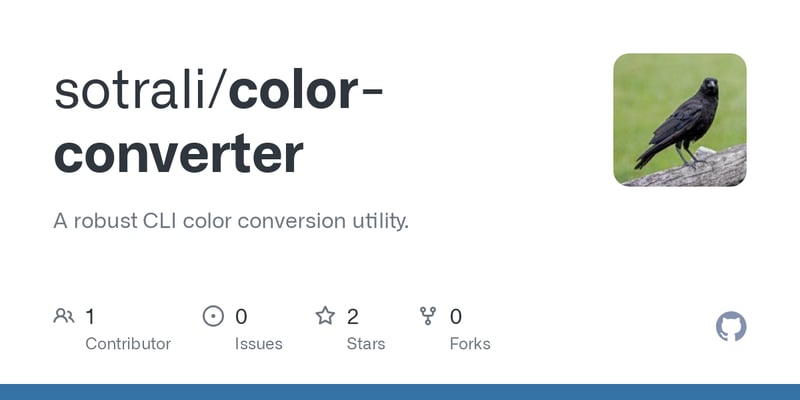 Lightweight and robust CLI color converting utility