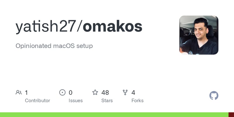 Omakos – Setup your macOS for development