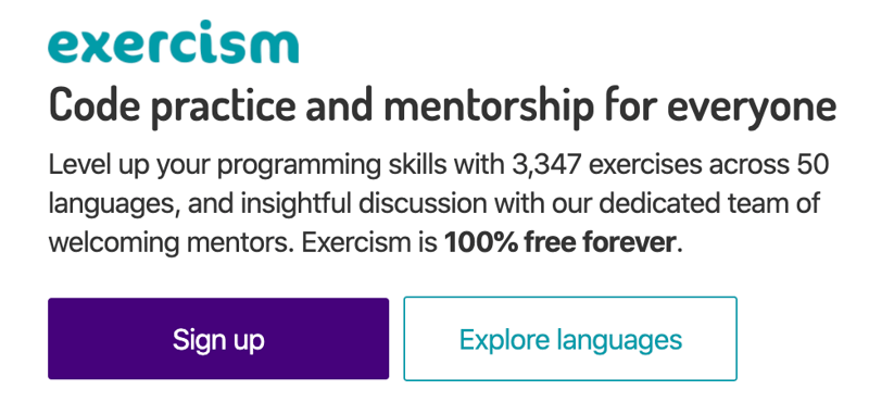 Exercism.io