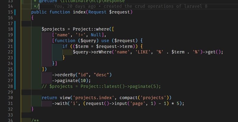 index method in controller