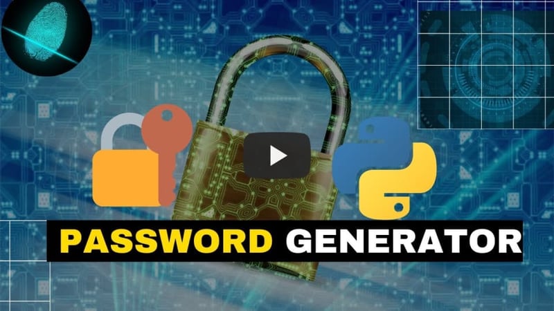 How to Create a Random Password Generator Using Python