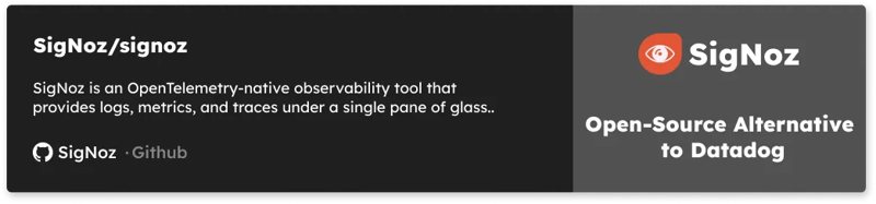 SigNoz GitHub repo