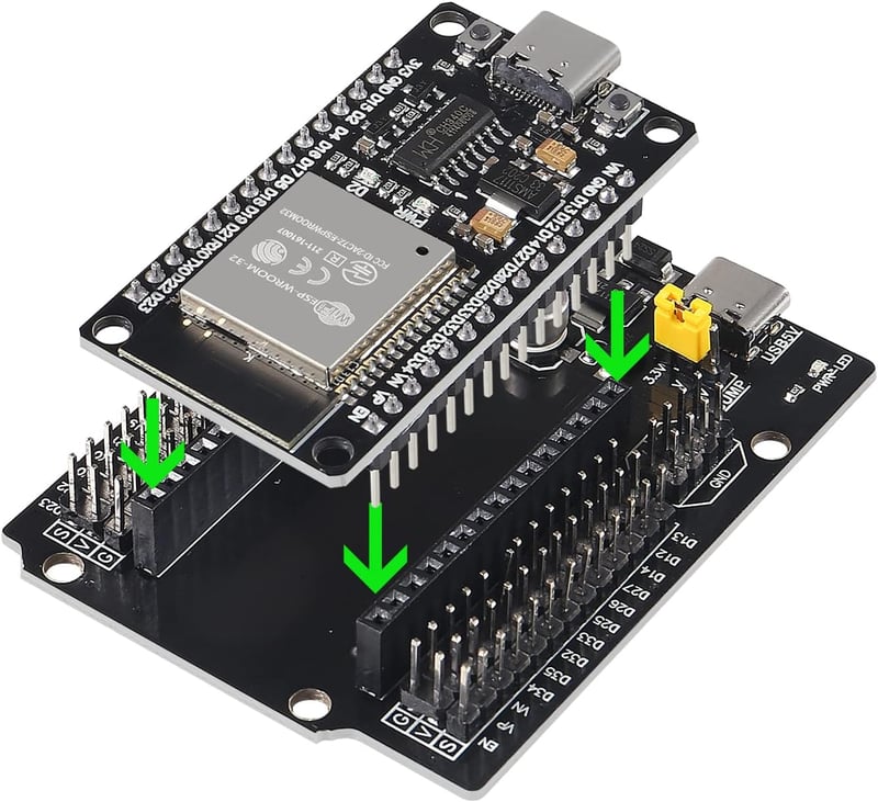 Connecting ESP32 to Dev Board