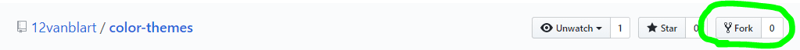 GitHub's Fork Button