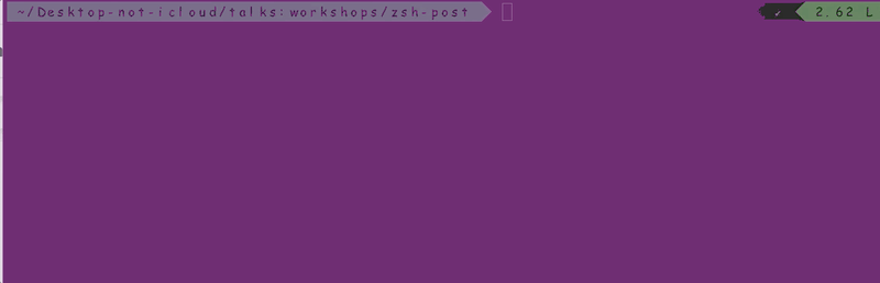 zsh-autosuggestions gif