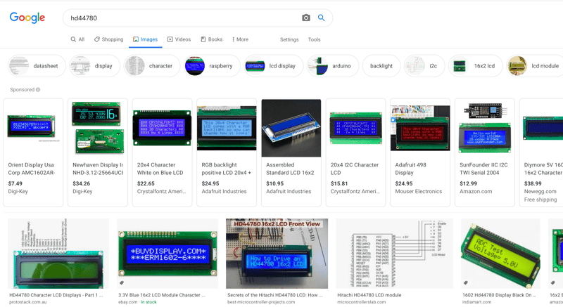 HD44780 | Google images