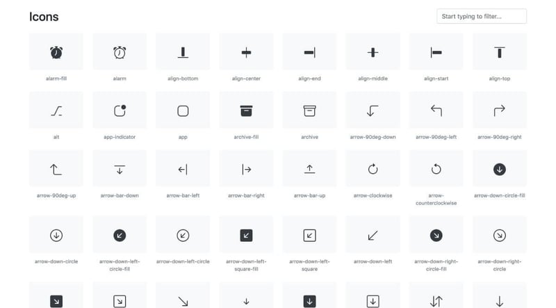 Bootstrap Icons