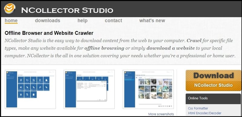 Ncollector Homepage