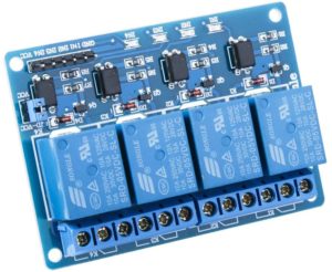 Figura 6 - Modulo da quattro Relè su GPIO