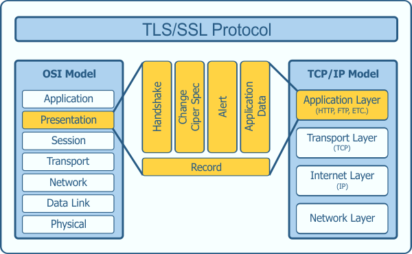 TLS Protocol in Network Model