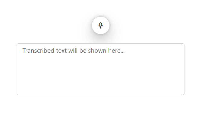 Speech recognition with interim results feature in Blazor SpeechToText component