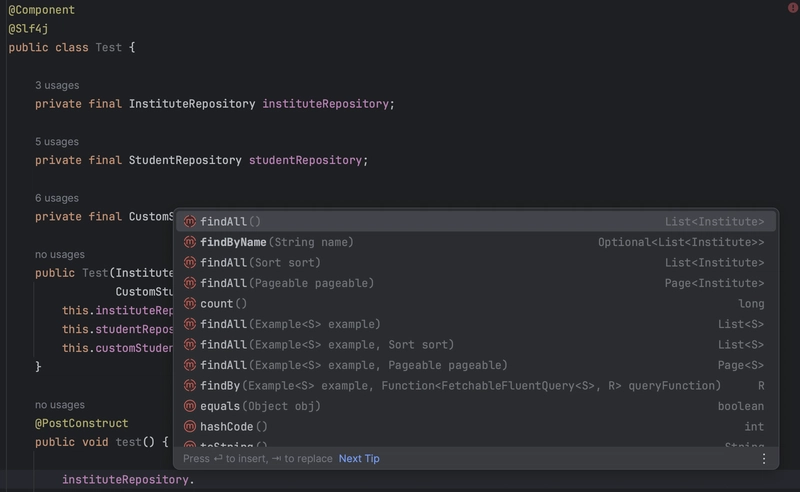 Mongorepository findall example store