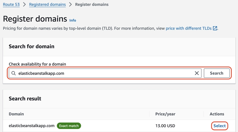 Creating a custom domain name for the AWS Elastic Beanstalk Creating a custom domain name for the AWS Elastic Beanstalk