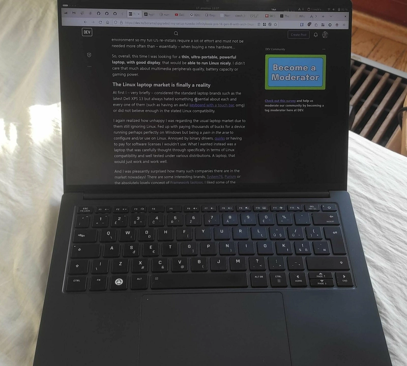 Tuxedo laptop online
